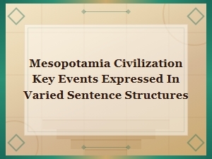 Key Events That Shaped Mesopotamia's Great Civilization